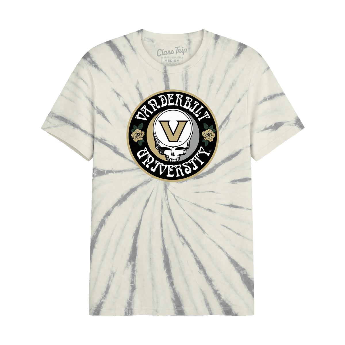 Vanderbilt x Grateful Dead Run For The Roses Tie Dye Tee