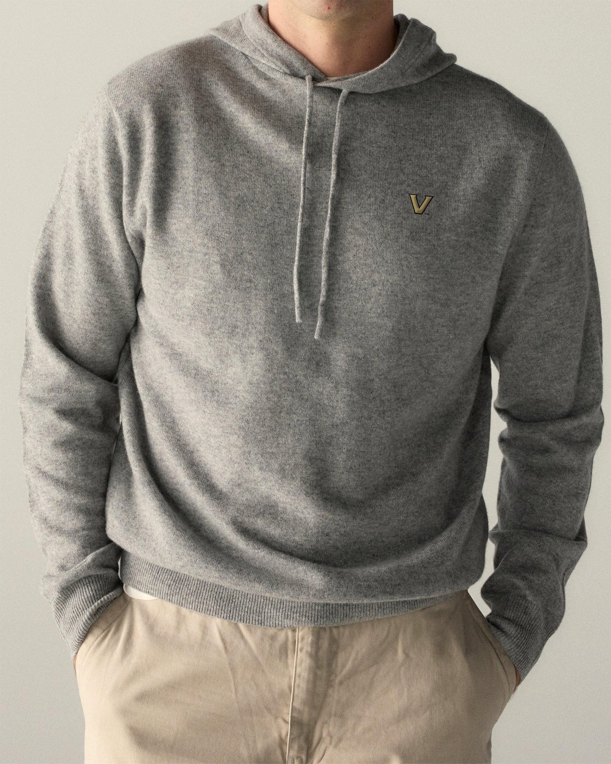 Vanderbilt Men’s Cashmere Pullover Hoodie