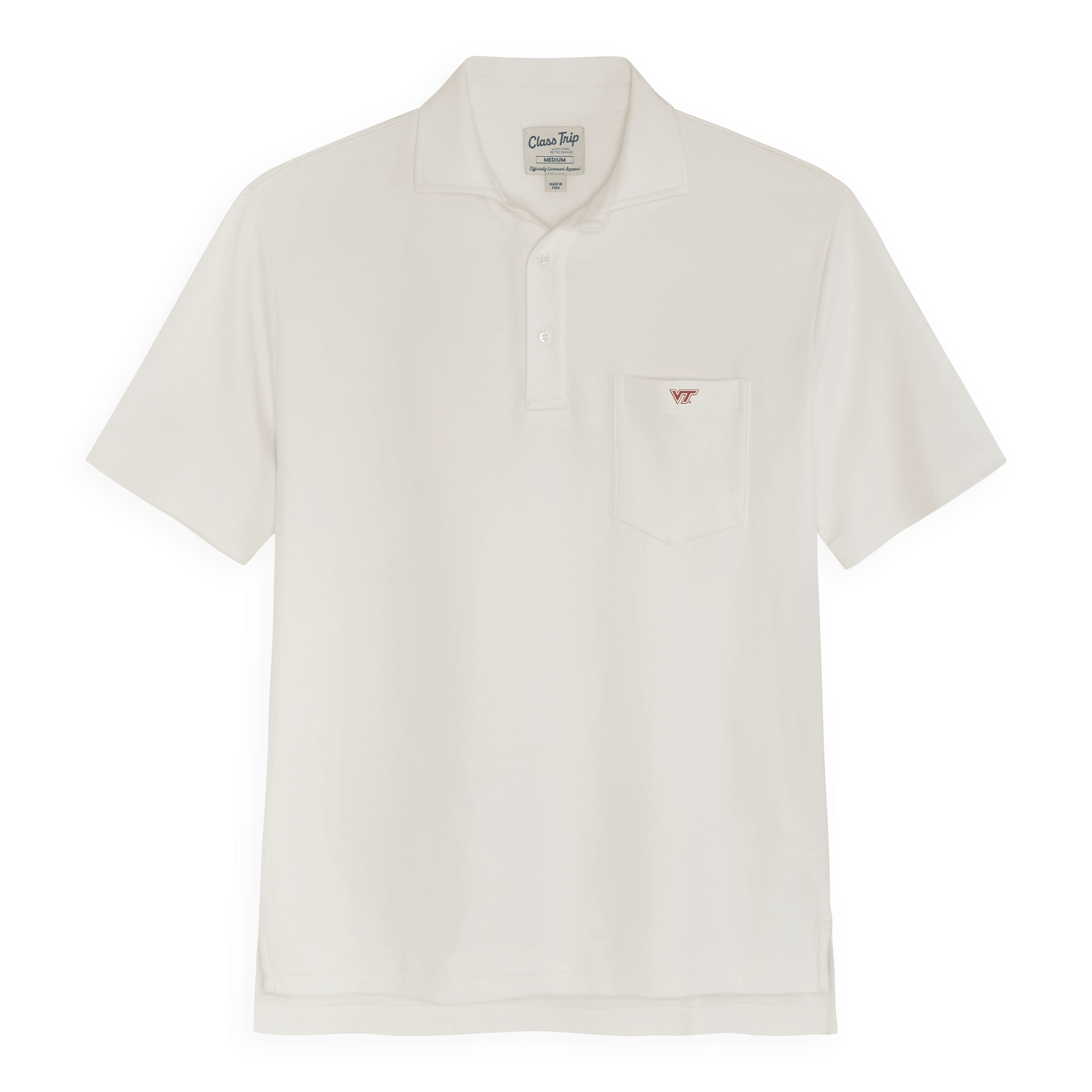 Virginia Tech Organic Cotton Pocket Polo