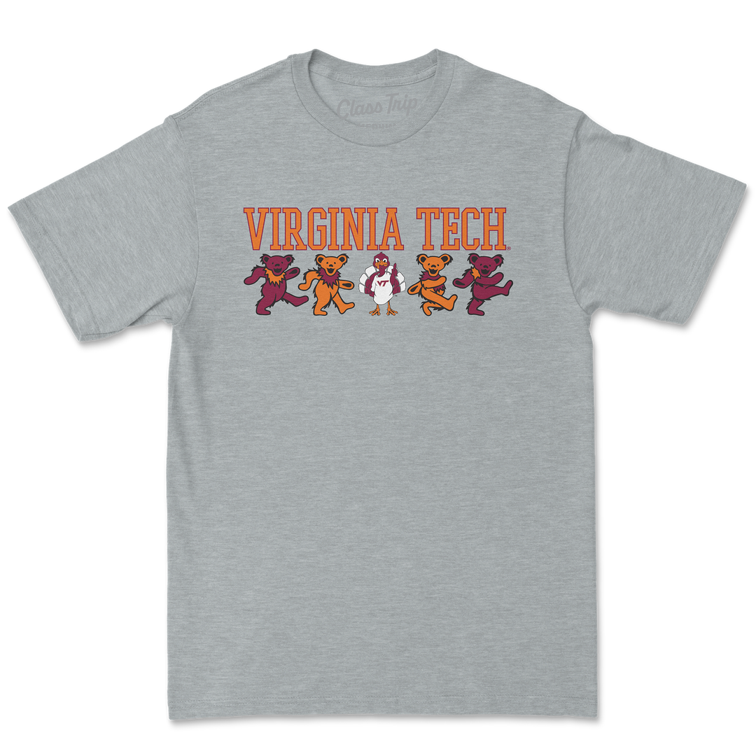 Virginia Tech x Grateful Dead Mascot Bears Tee