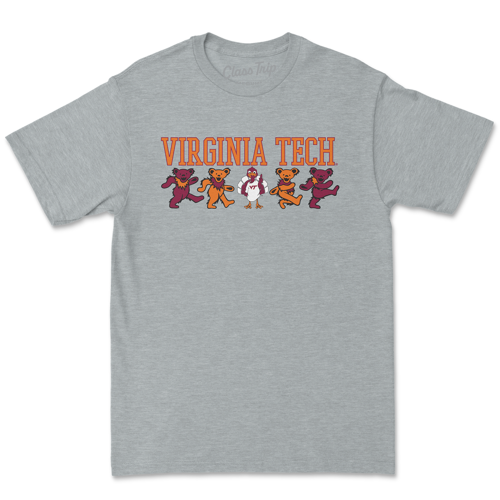 Virginia Tech x Grateful Dead Mascot Bears Tee