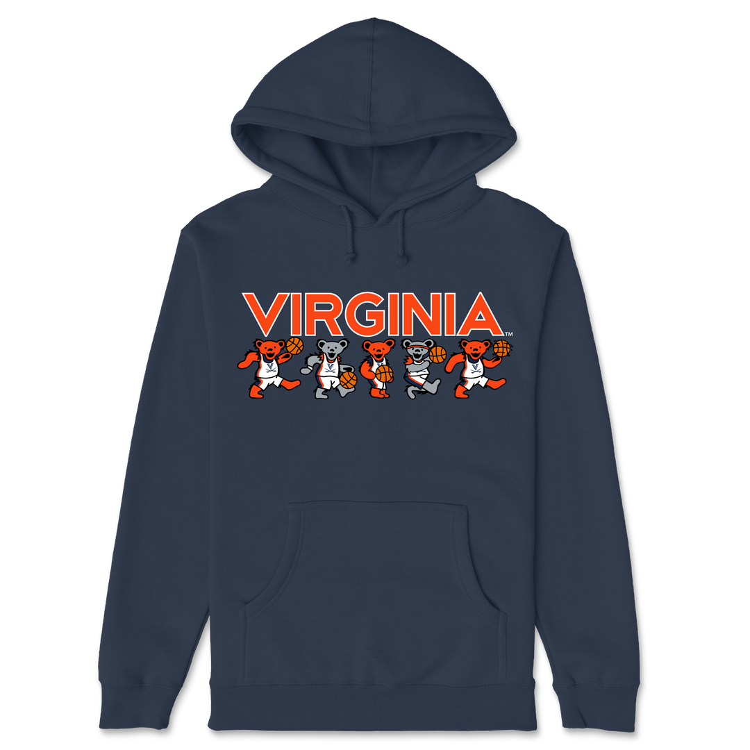 Virginia x Grateful Dead Basketball Bears Hoodie