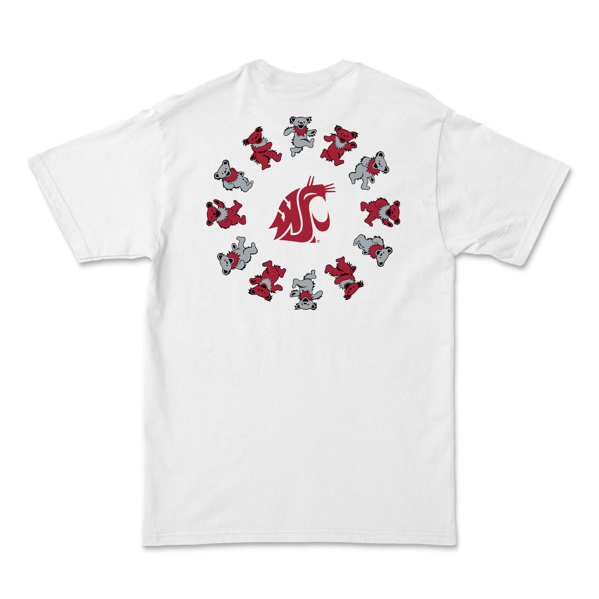 Washington State x Grateful Dead Circle Bears Tee