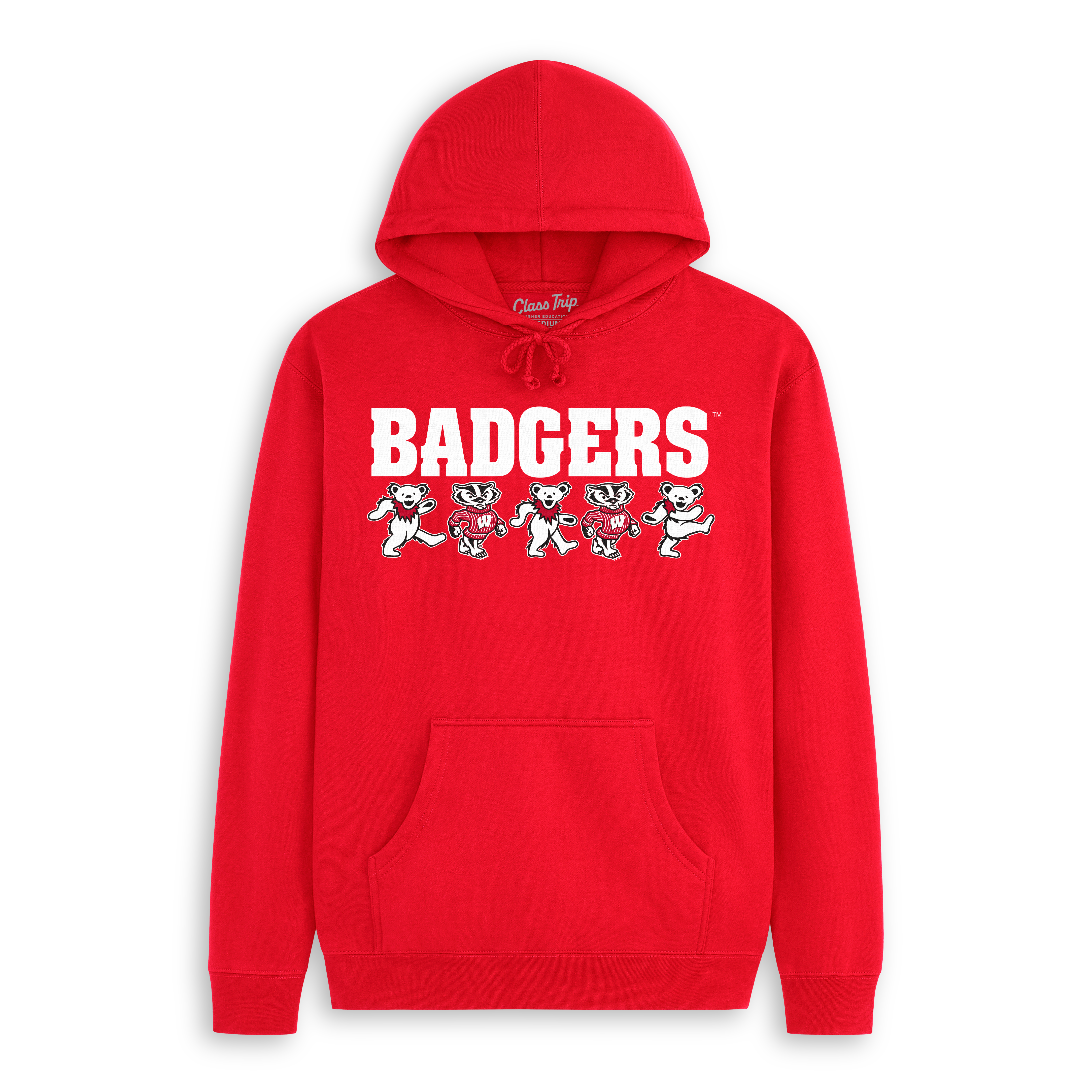 Wisconsin x Grateful Dead Mascot Bears Hoodie