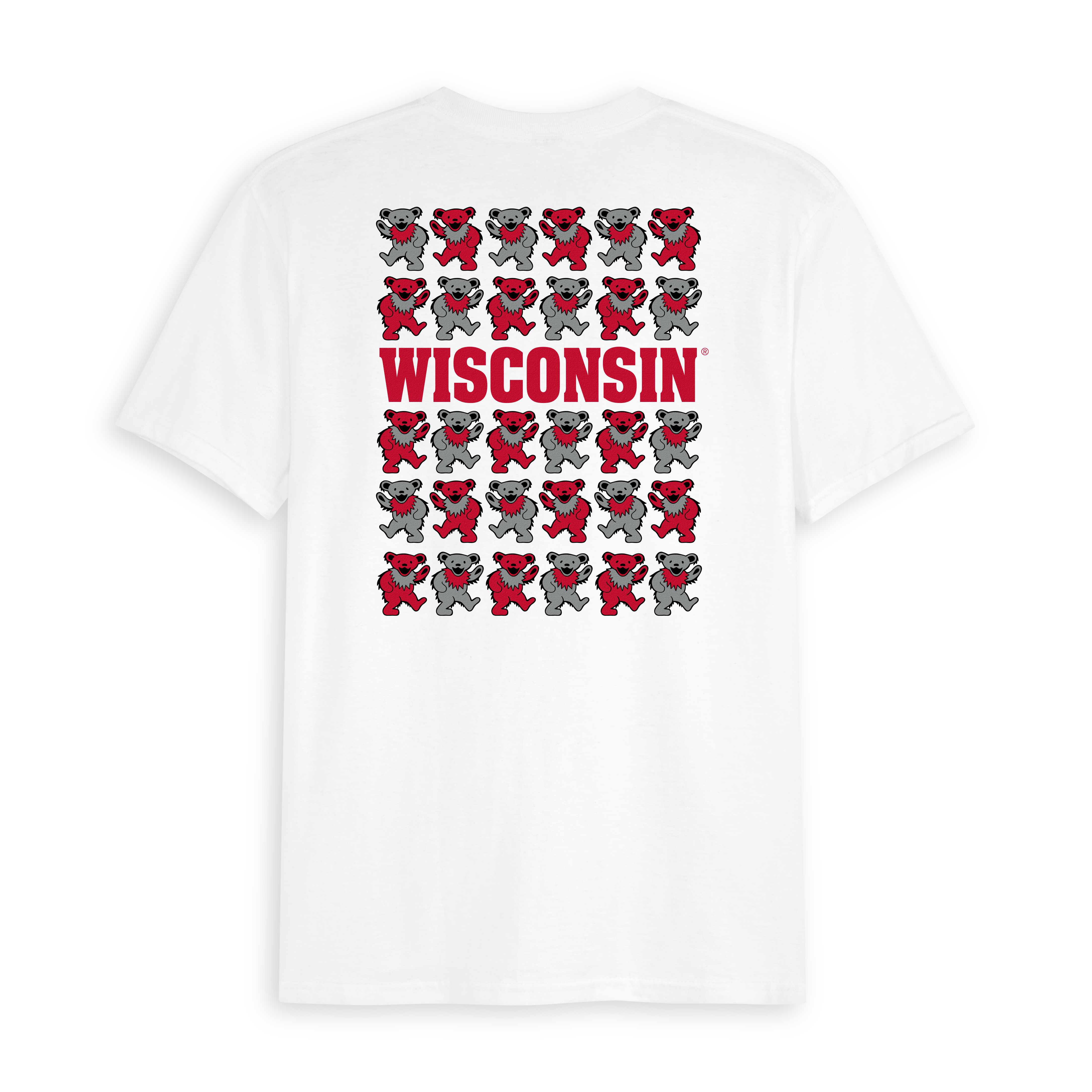 Wisconsin x Grateful Dead Stacked Bears Tee