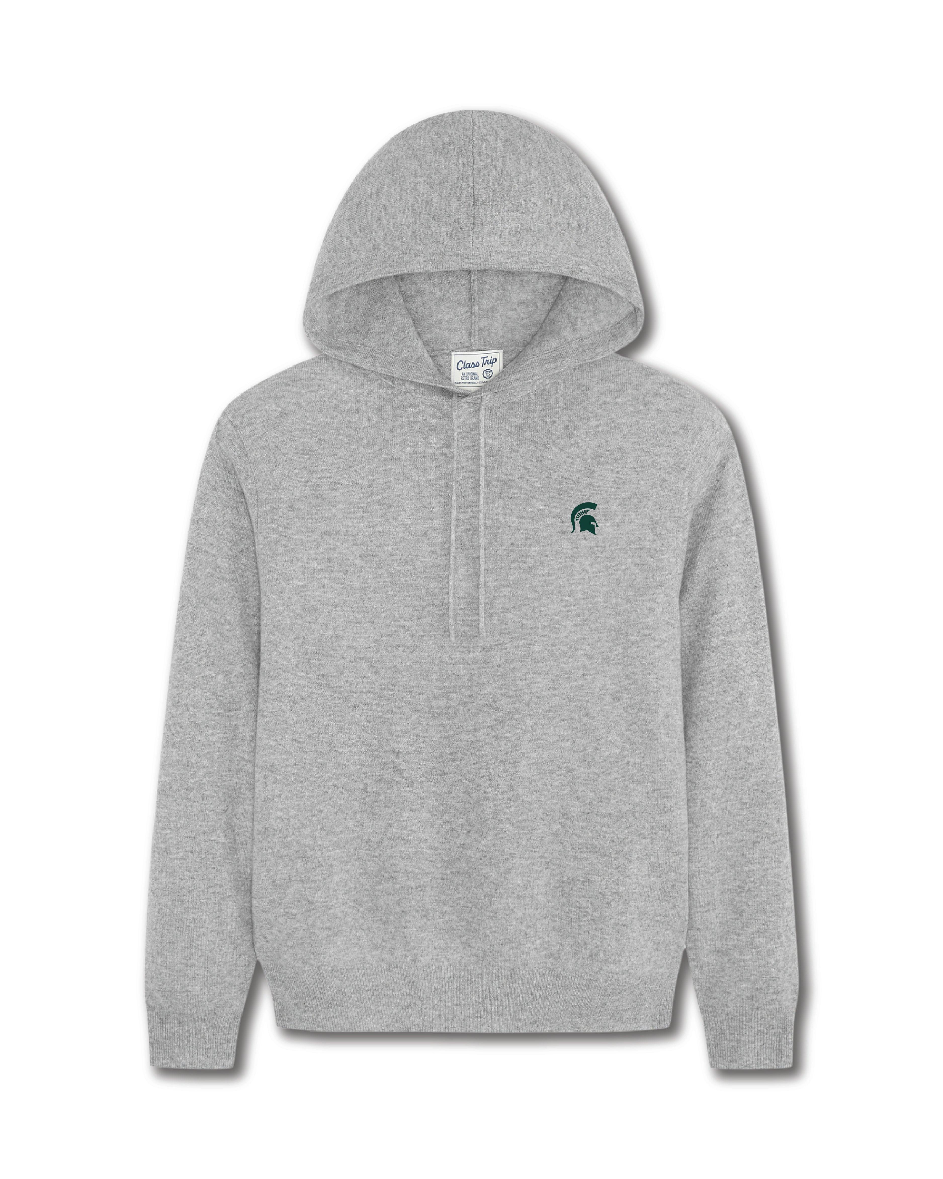 Michigan State Men’s Cashmere Pullover Hoodie