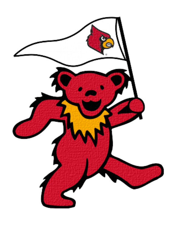University of Louisville Cardinals logo with red cardinal head and fierce expression. Class Trip | Officially Licensed Collegiate Apparel