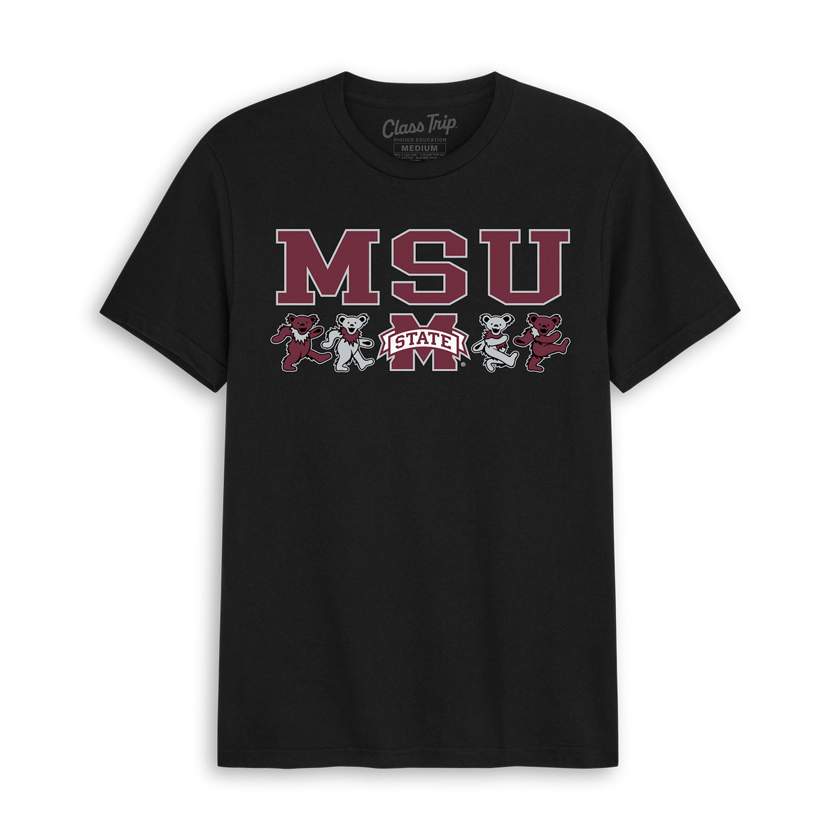 Mississippi State x Grateful Dead Mascot Bears Tee