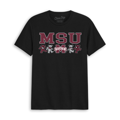 Mississippi State x Grateful Dead Mascot Bears Tee