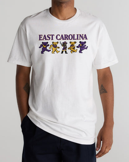 East Carolina x Grateful Dead Mascot Bears Tee