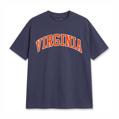 Virginia Heavyweight Washed Campus Tee