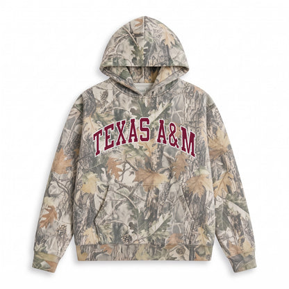 Texas A&M Heavyweight Campus Camo Hoodie
