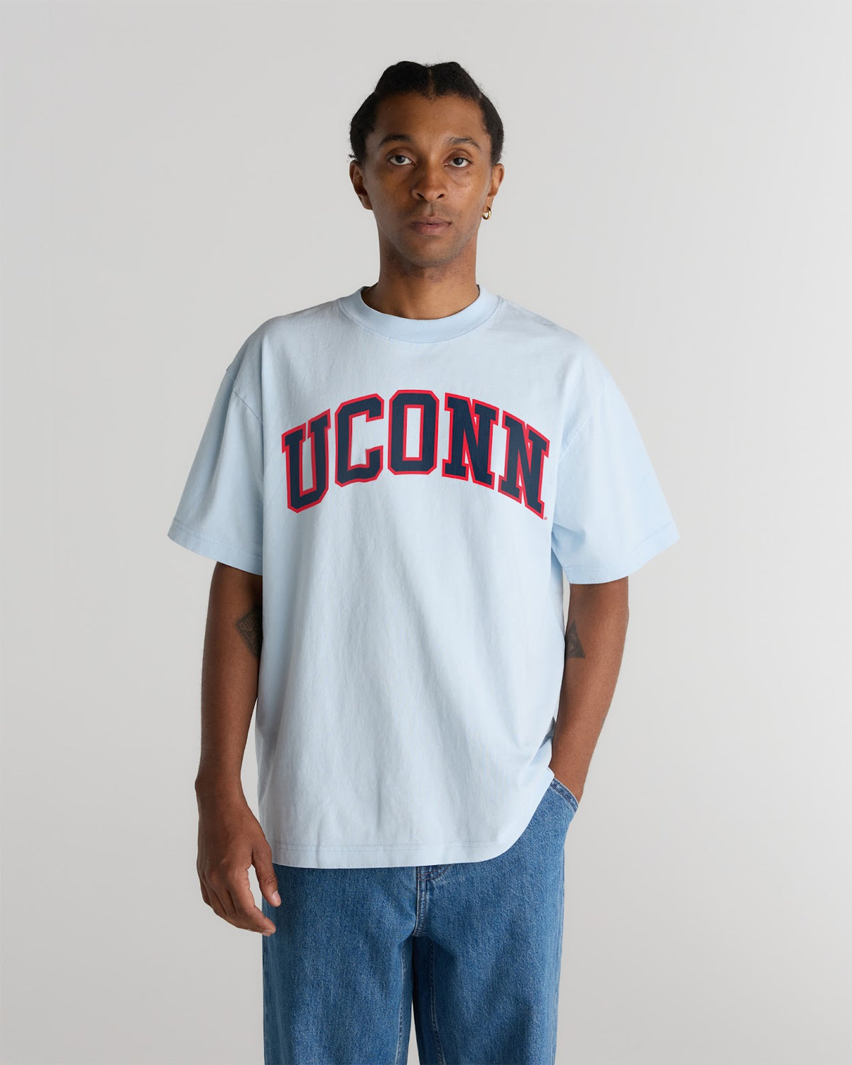 Connecticut Heavyweight Washed Campus Tee