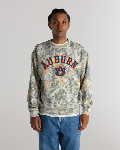 Auburn Heavyweight Campus Camo Crewneck