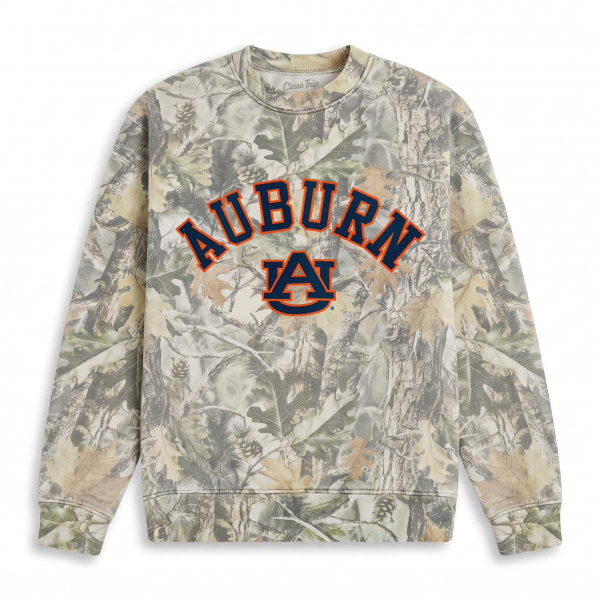 Auburn Heavyweight Campus Camo Crewneck