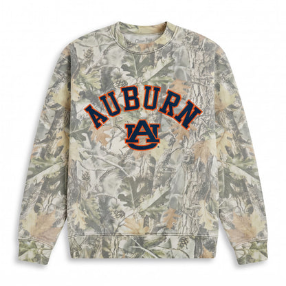 Auburn Heavyweight Campus Camo Crewneck