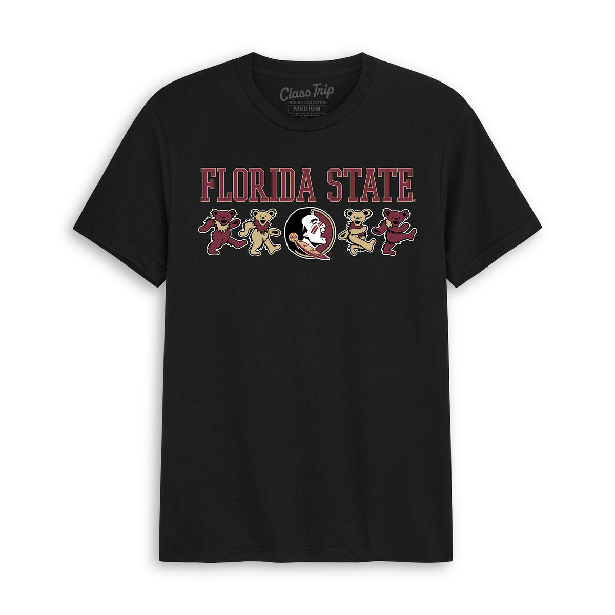Florida State x Grateful Dead Mascot Bears Tee