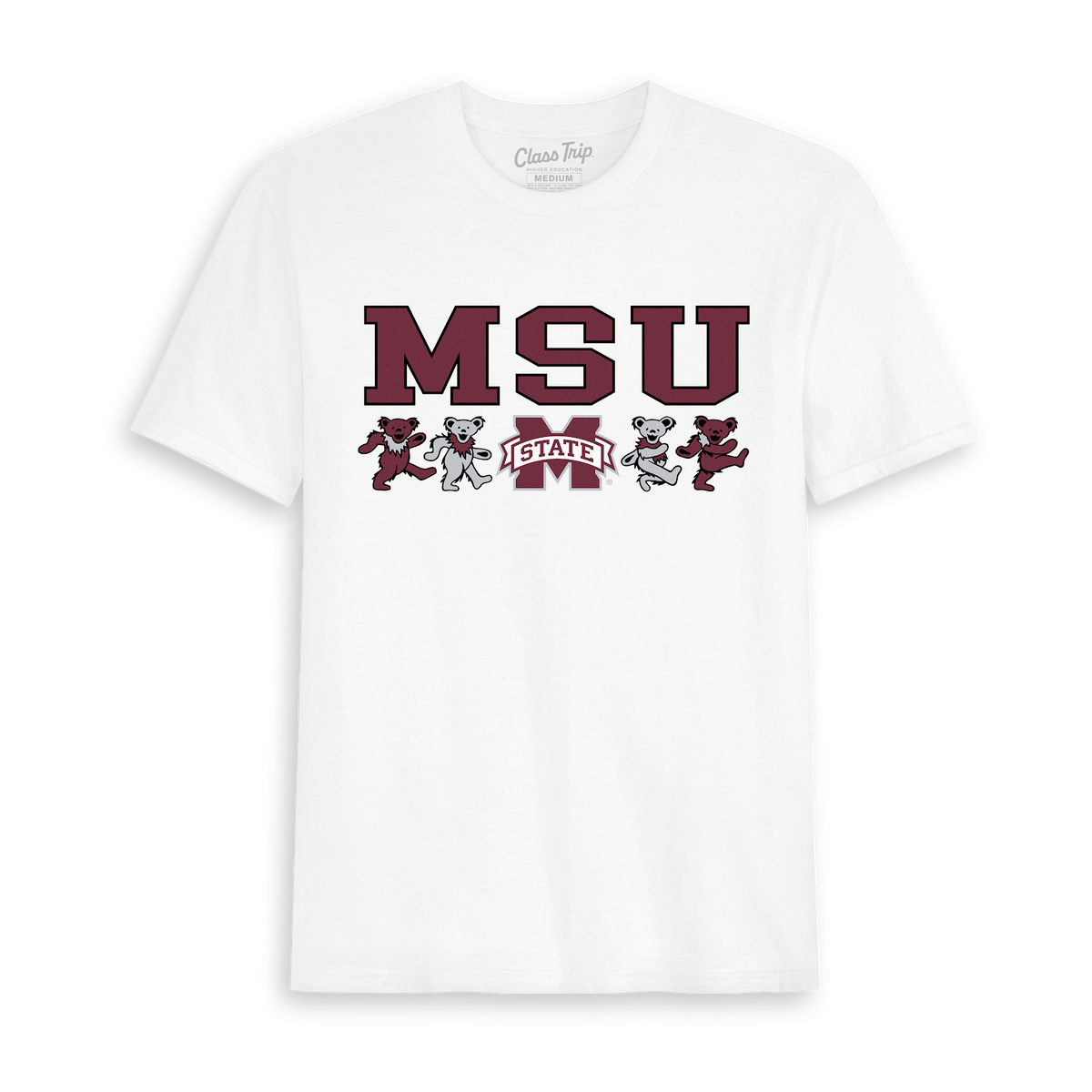 Mississippi State x Grateful Dead Mascot Bears Tee