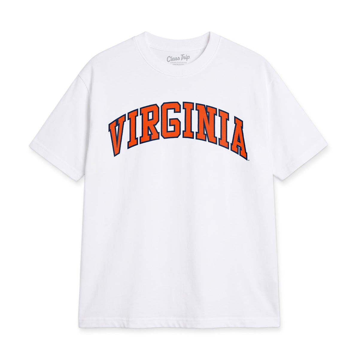 Virginia Heavyweight Washed Campus Tee