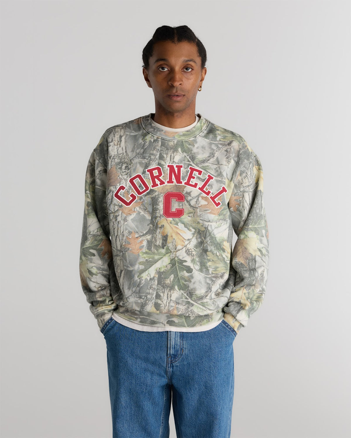Cornell Heavyweight Campus Camo Crewneck
