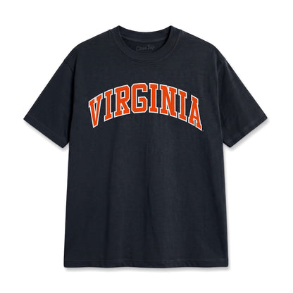 Virginia Heavyweight Washed Campus Tee