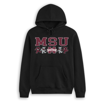 Mississippi State x Grateful Dead Mascot Bears Hoodie