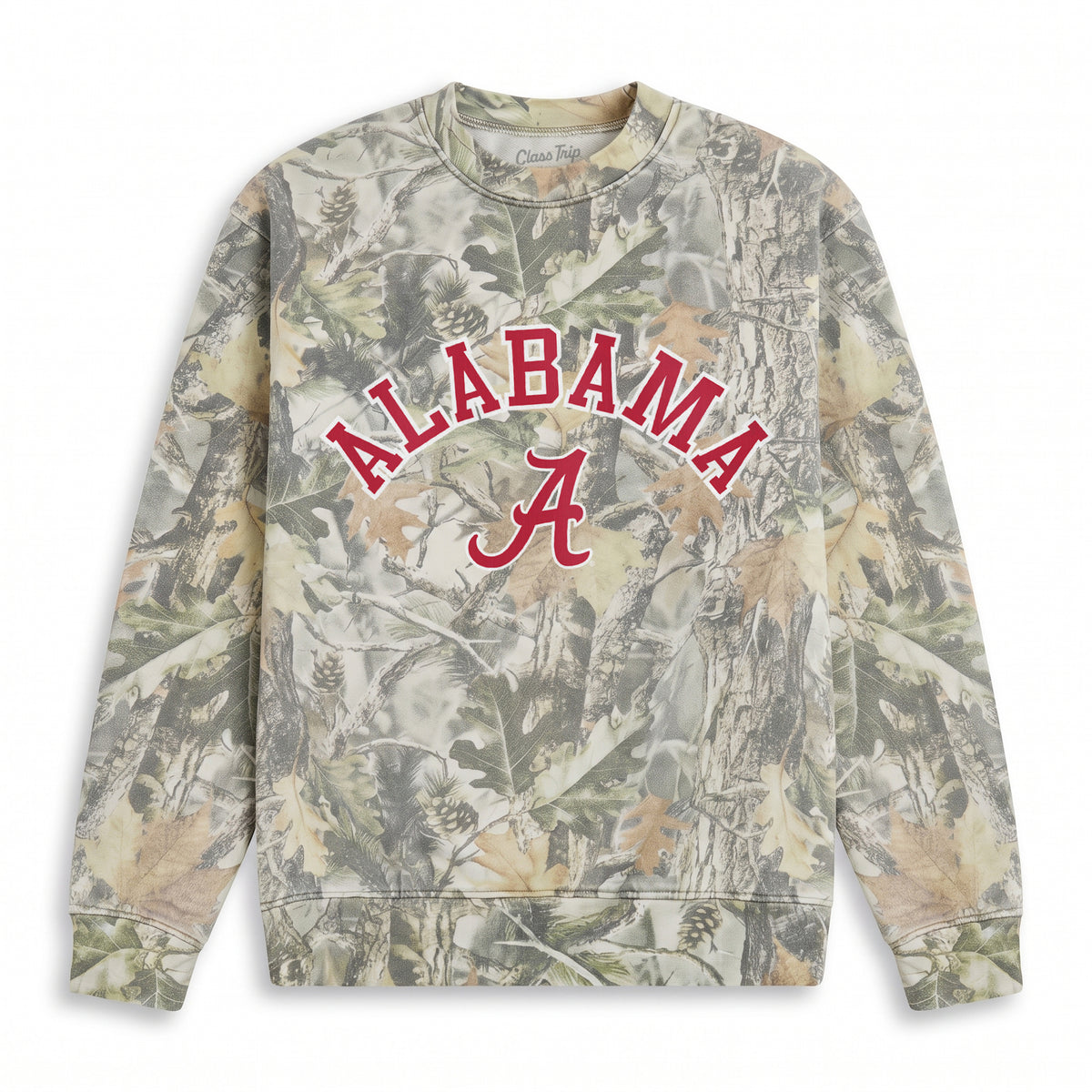 Alabama Heavyweight Campus Camo Crewneck