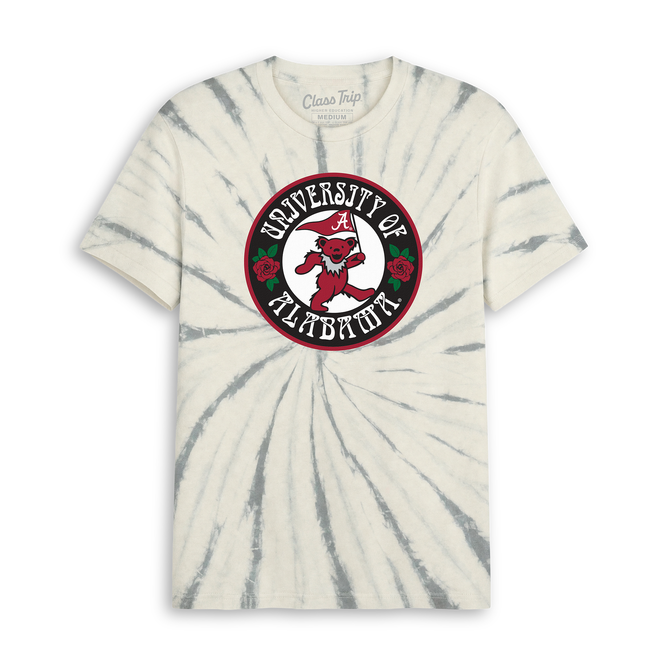 Alabama x Grateful Dead Run For the Roses Tie Dye Tee