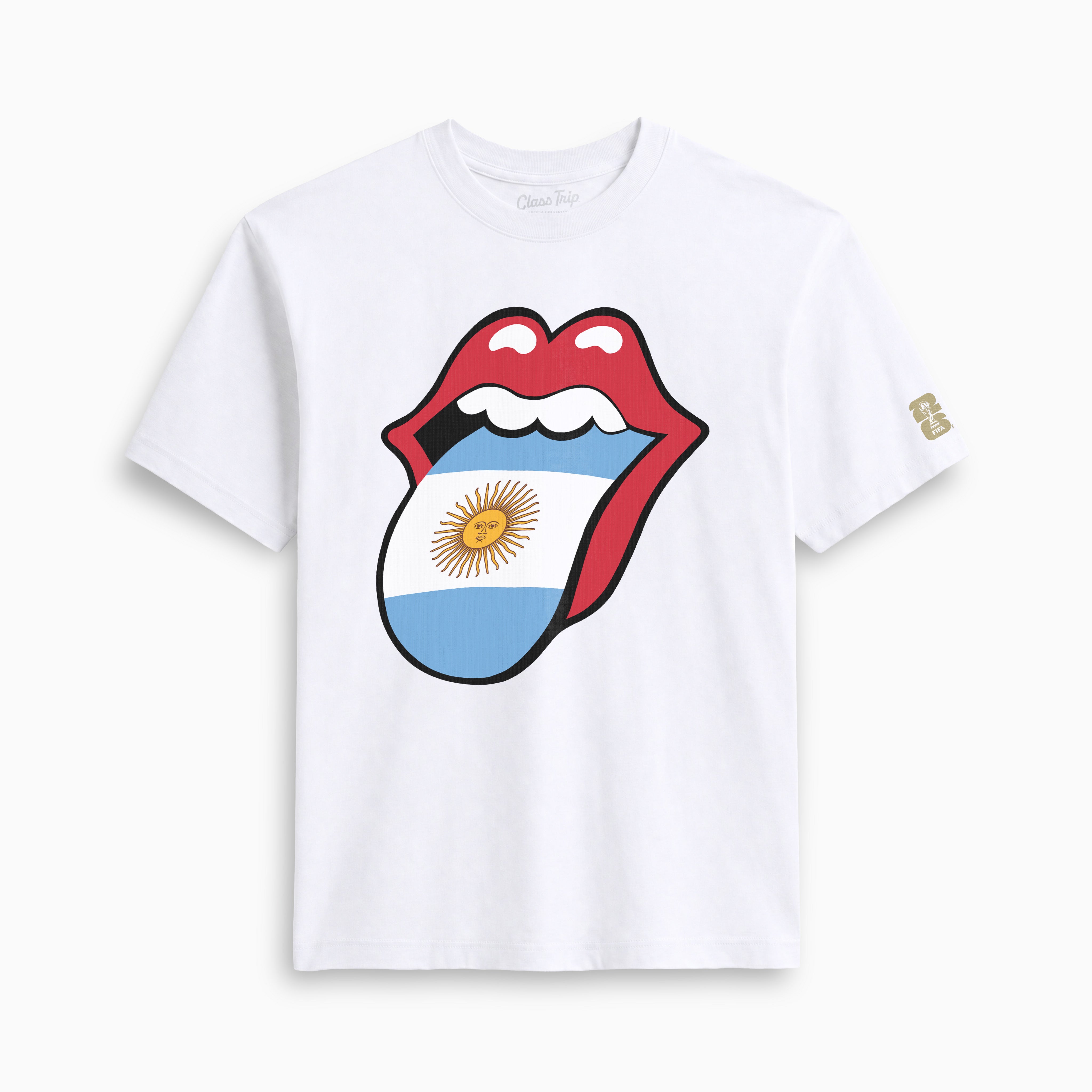 Rolling Stones x FIFA World Cup '26™ Argentina Headliner Lick Tee