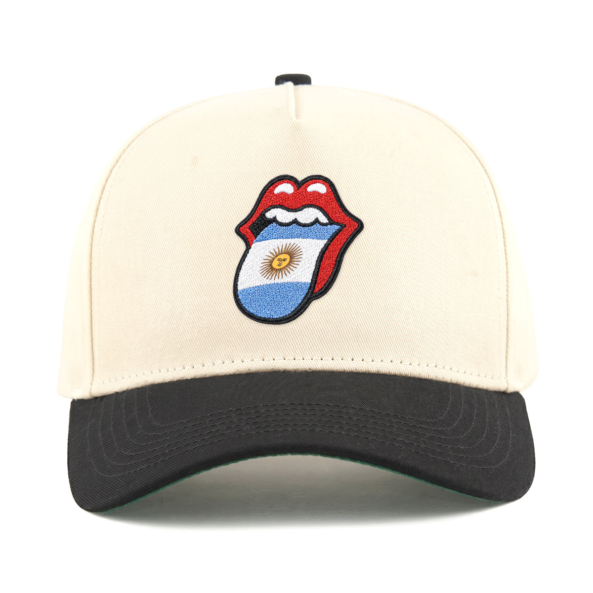 Cream and black baseball cap with Argentina flag tongue patch, Class Trip | Higher Education