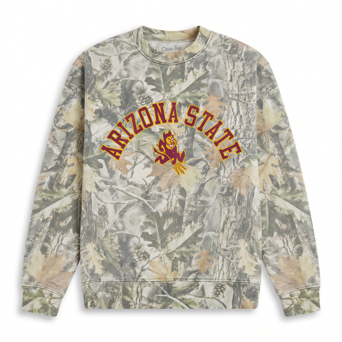 Arizona State Heavyweight Campus Camo Crewneck