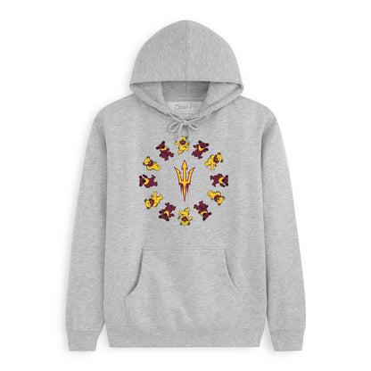 Grey Arizona State x Grateful Dead Circle Bears Hoodie Arizona State x Grateful Dead Circle Bears Hoodie Class Trip | Higher Education