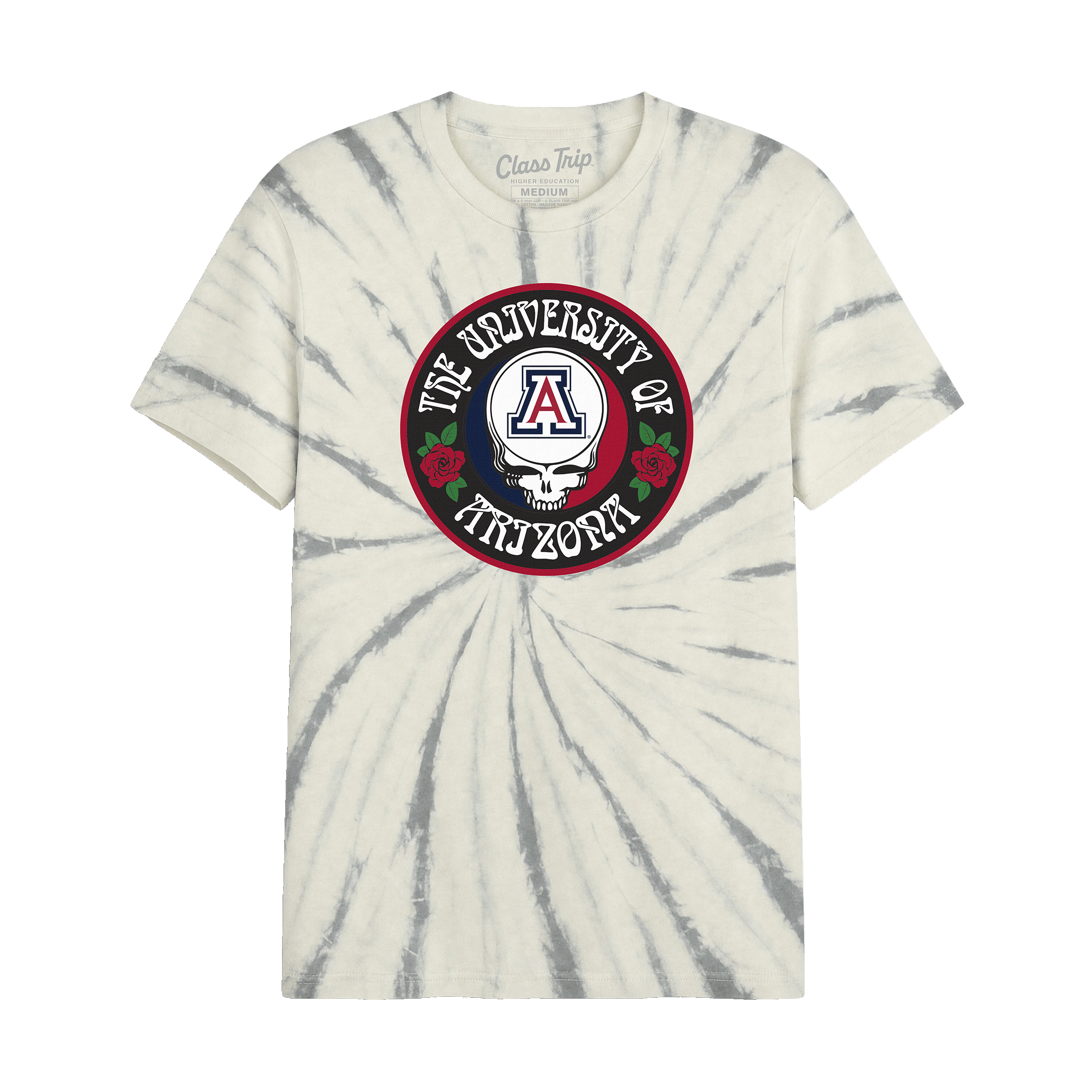Arizona x Grateful Dead Run For The Roses Tie Dye Tee