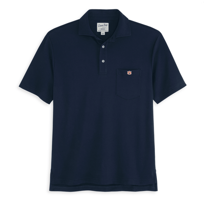 Auburn Organic Cotton Pocket Polo