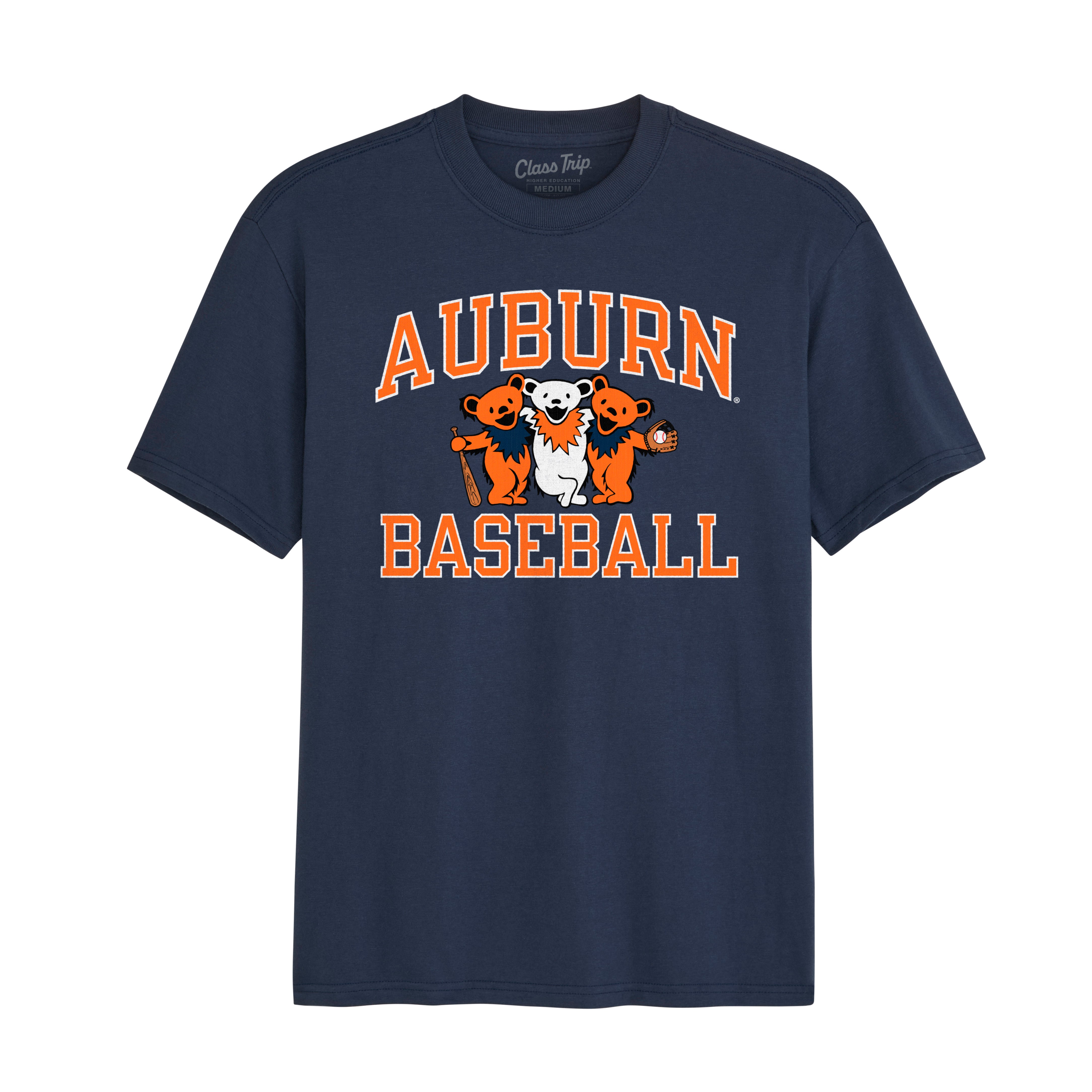 Auburn x Grateful Dead Baseball Bear Friends Tee