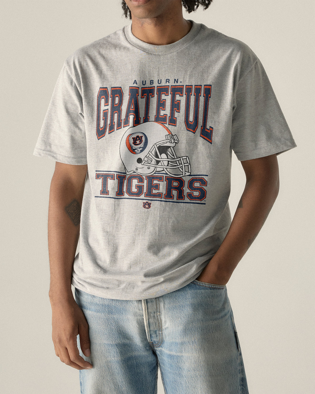 Auburn x Grateful Dead Football Helmet Tee