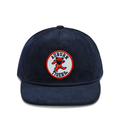 Auburn x Grateful Dead Bear Patch Cord Hat