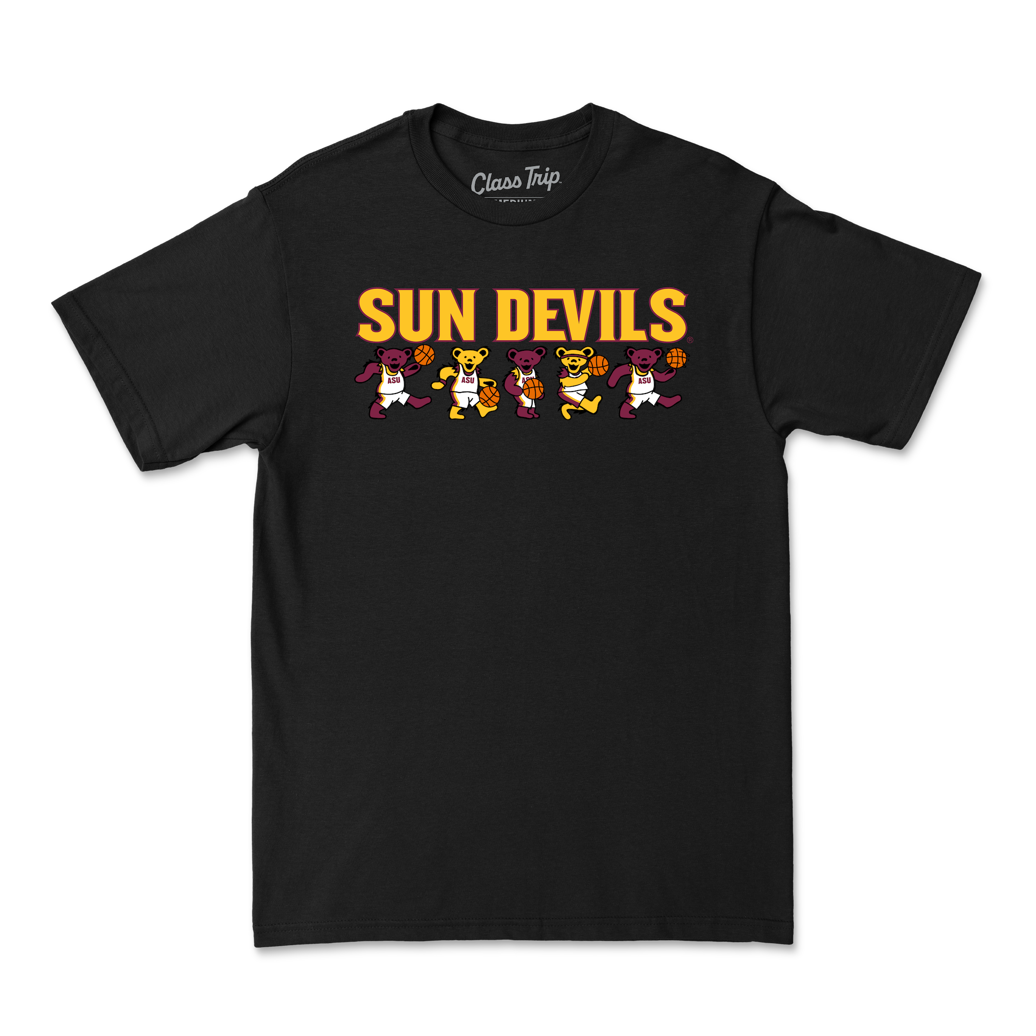 Arizona State x Grateful Dead Basketball Bears Tee