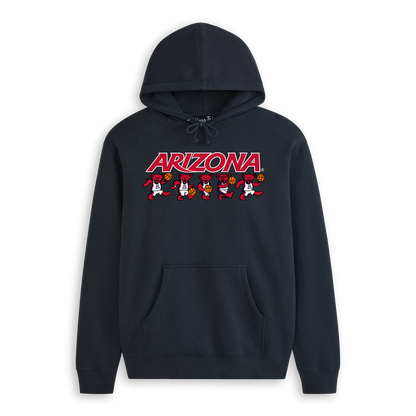 Arizona x Grateful Dead Basketball Bears Hoodie
