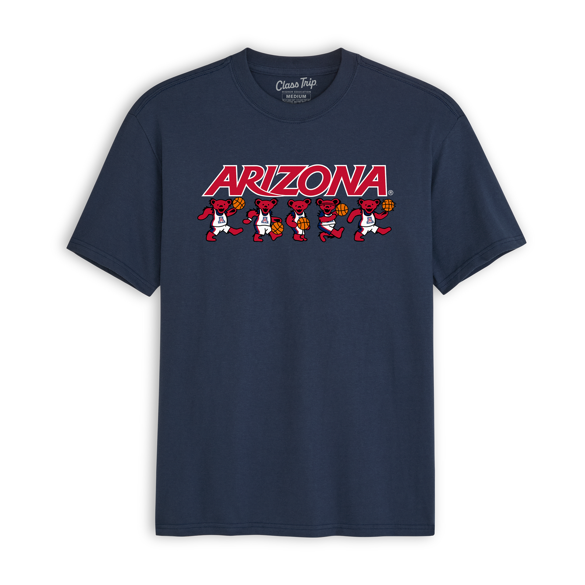 Arizona x Grateful Dead Basketball Bears Tee – Class Trip