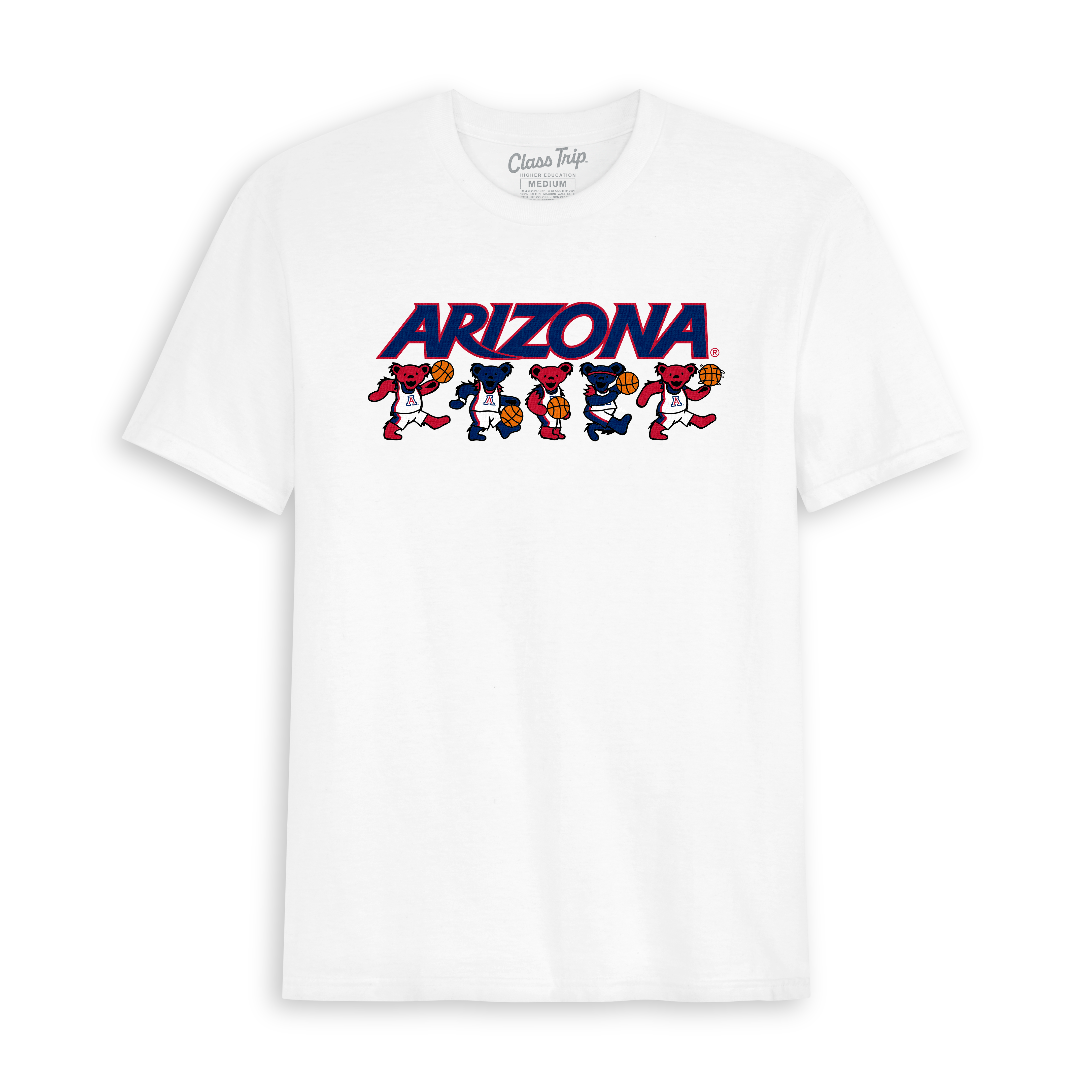 Arizona x Grateful Dead Basketball Bears Tee