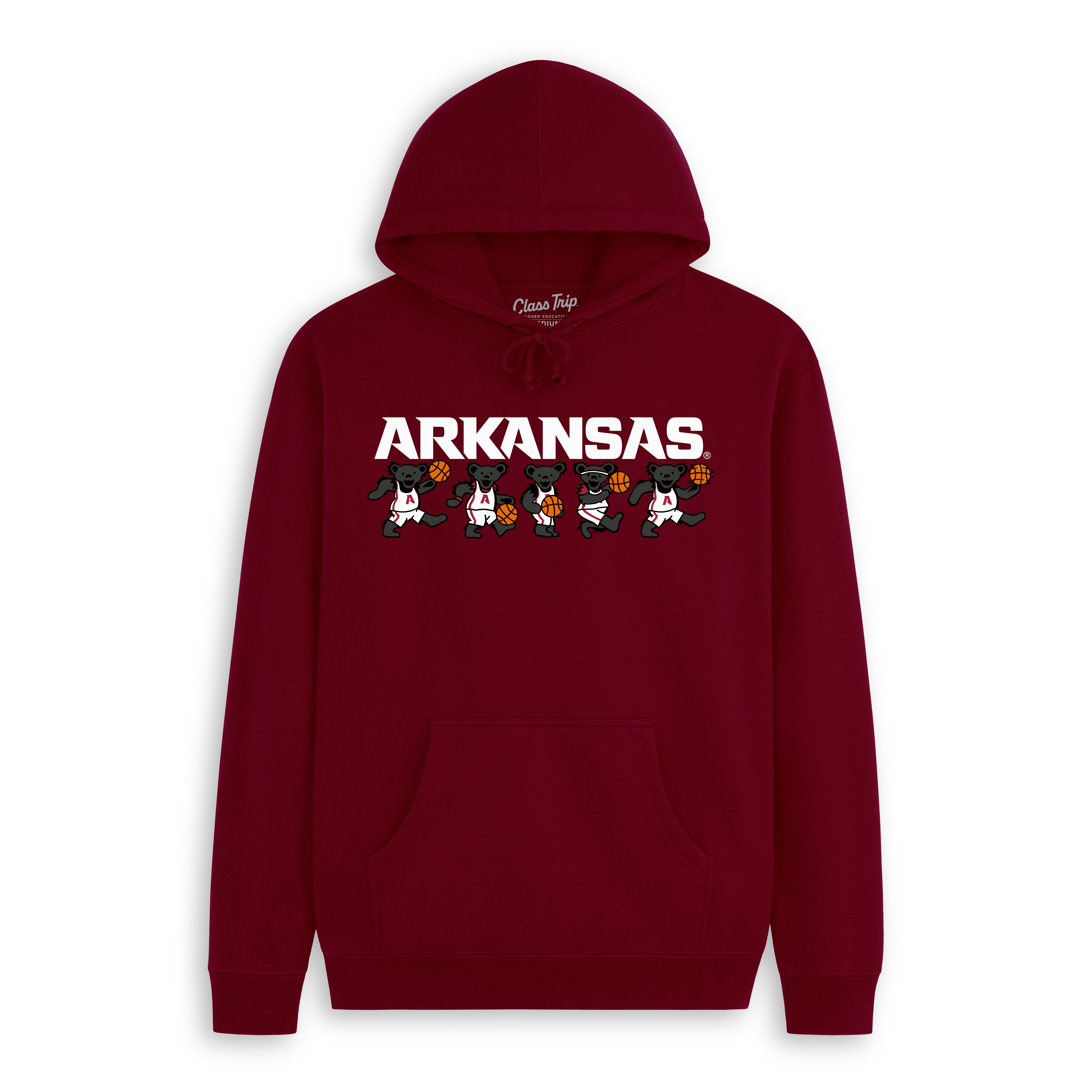 Arkansas x Grateful Dead Basketball Bears Hoodie