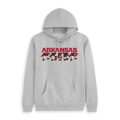 Arkansas x Grateful Dead Basketball Bear Friends Hoodie
