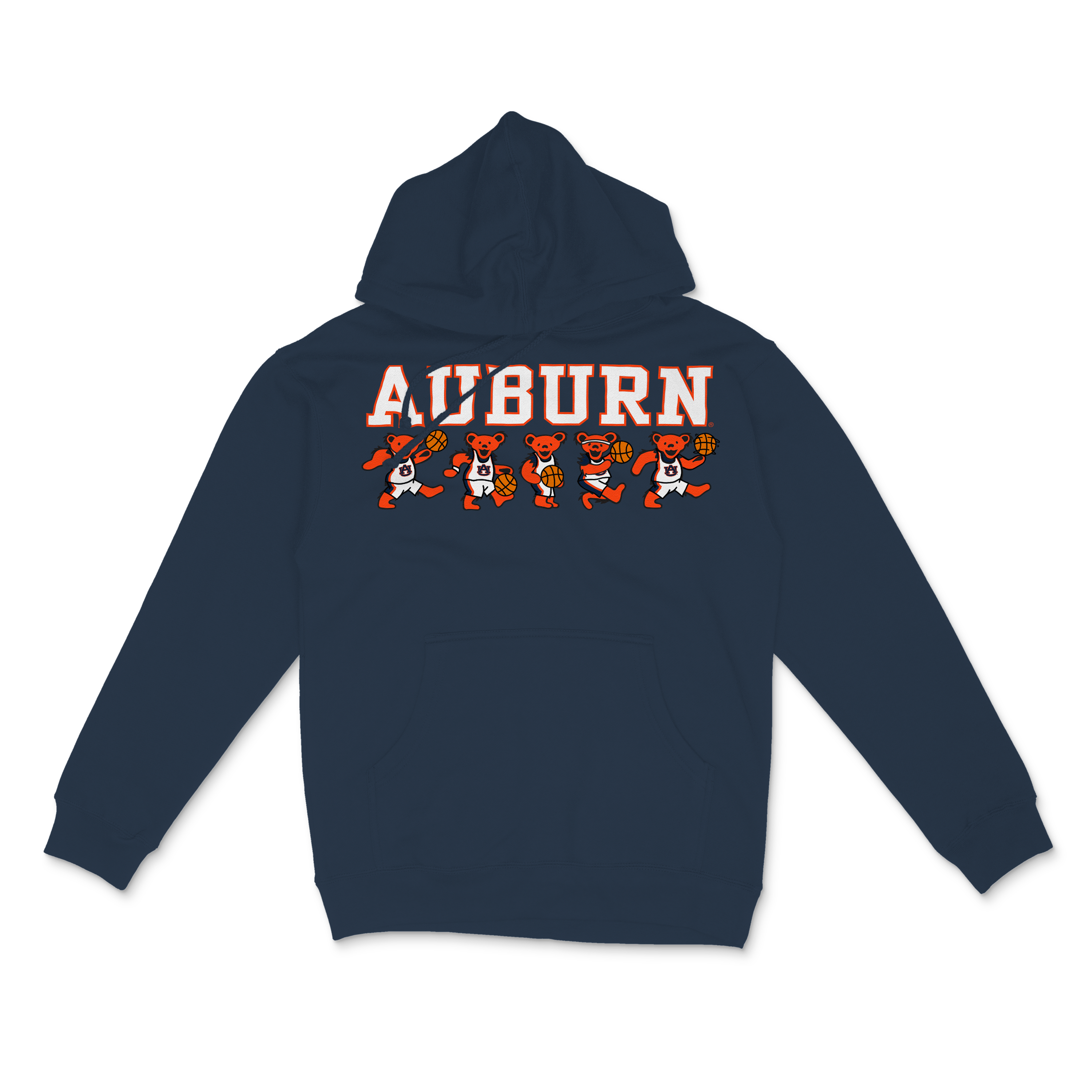 Auburn x Grateful Dead Basketball Bears Hoodie