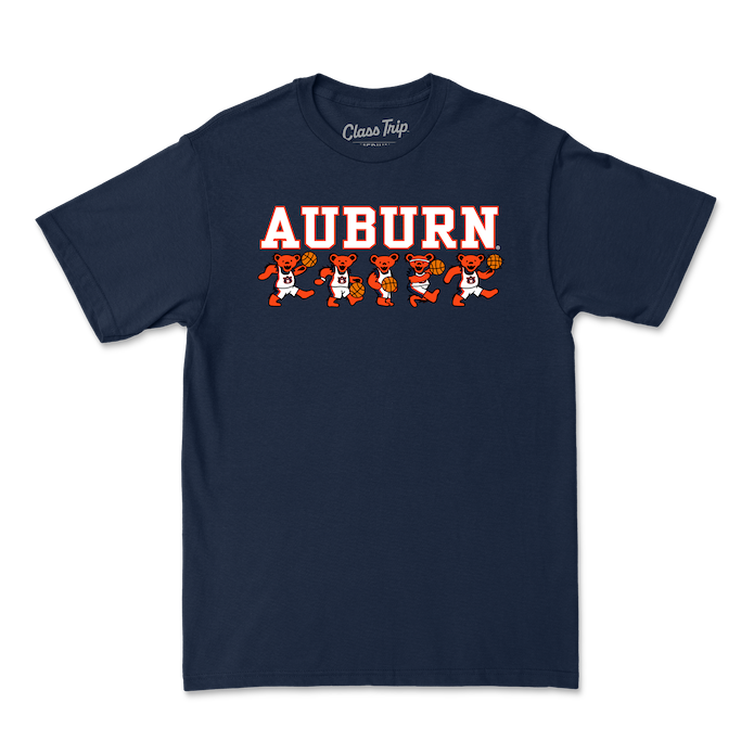 Auburn x Grateful Dead Basketball Bears Tee
