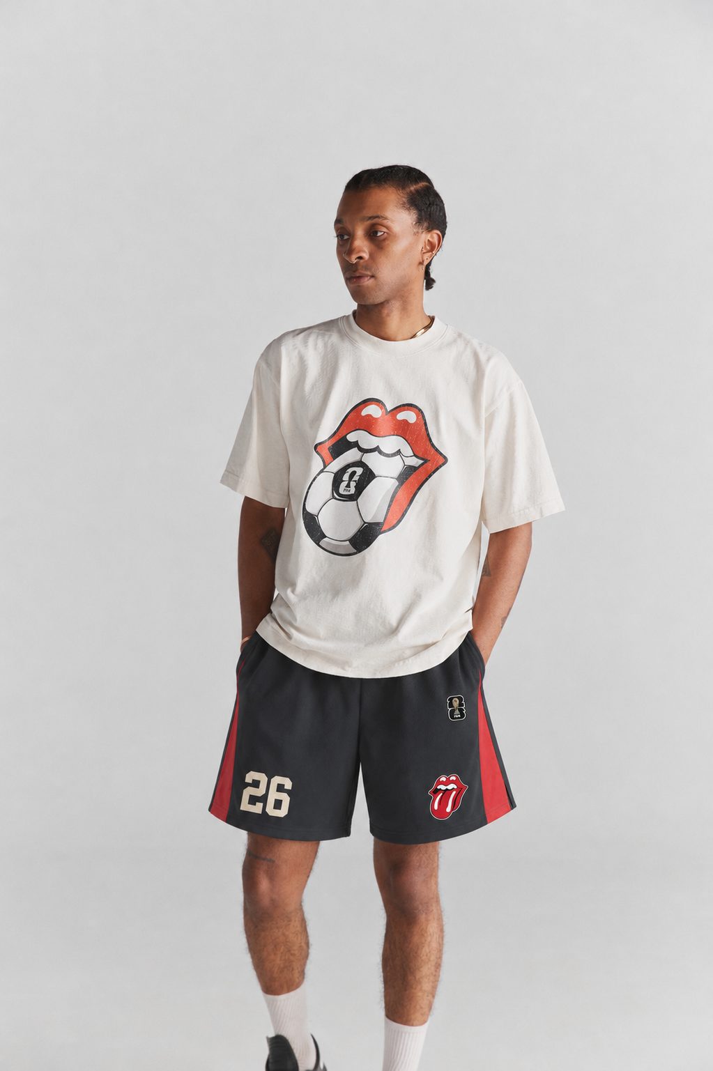 Rolling Stones x FIFA World Cup '26 Soccer Lick Tee