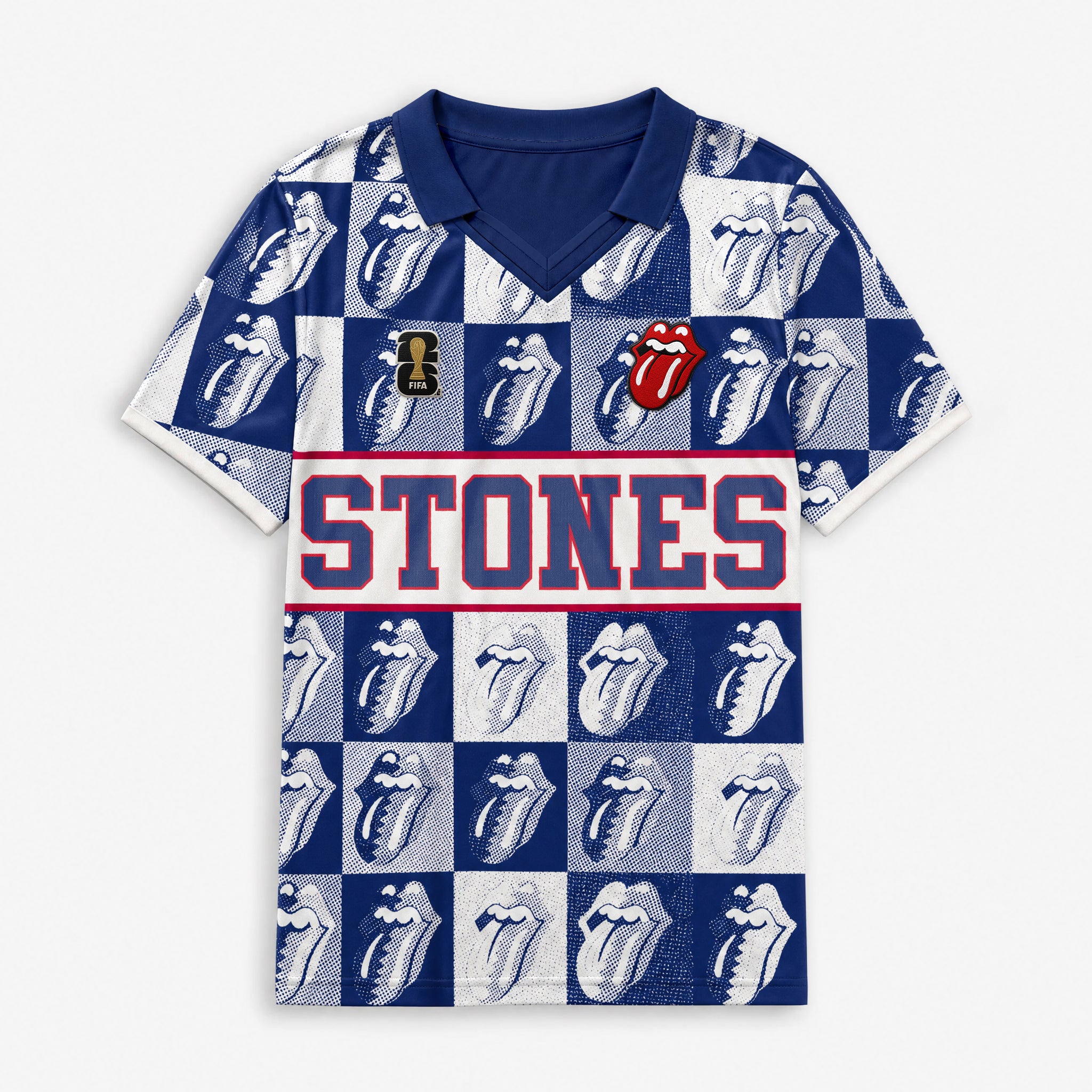 Rolling Stones x FIFA World Cup '26 Checkered Stones Jersey