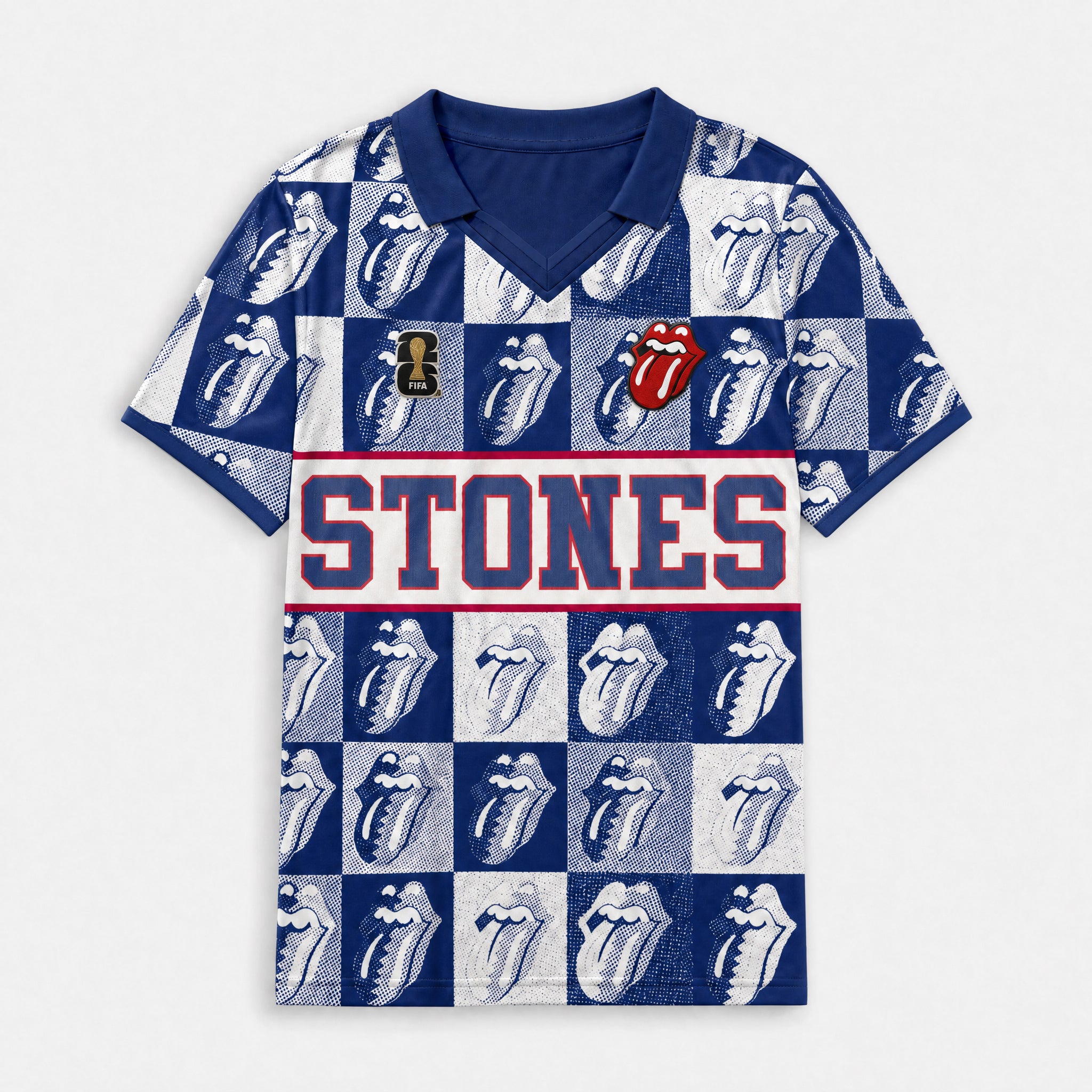 Rolling Stones x FIFA World Cup '26 Checkered Stones Jersey