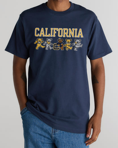 Cal Berkeley x Grateful Dead Mascot Bears Tee