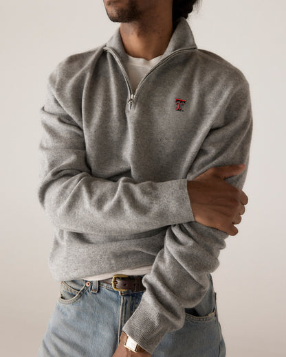 Texas Tech Men's Cashmere 1/4 Zip